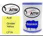 Preview: Audi, Ginster Yellow, LY1A: 500ml Lackdose, von ATW Autoteile West.